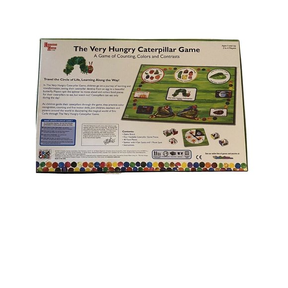 University Games The World Of Eric Carle The Very Hungry Caterpillar Game FLAW - Picture 2 of 8